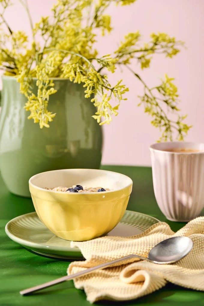 IB Laursen Žltá keramická miska na müsli MYNTE LEMONADE