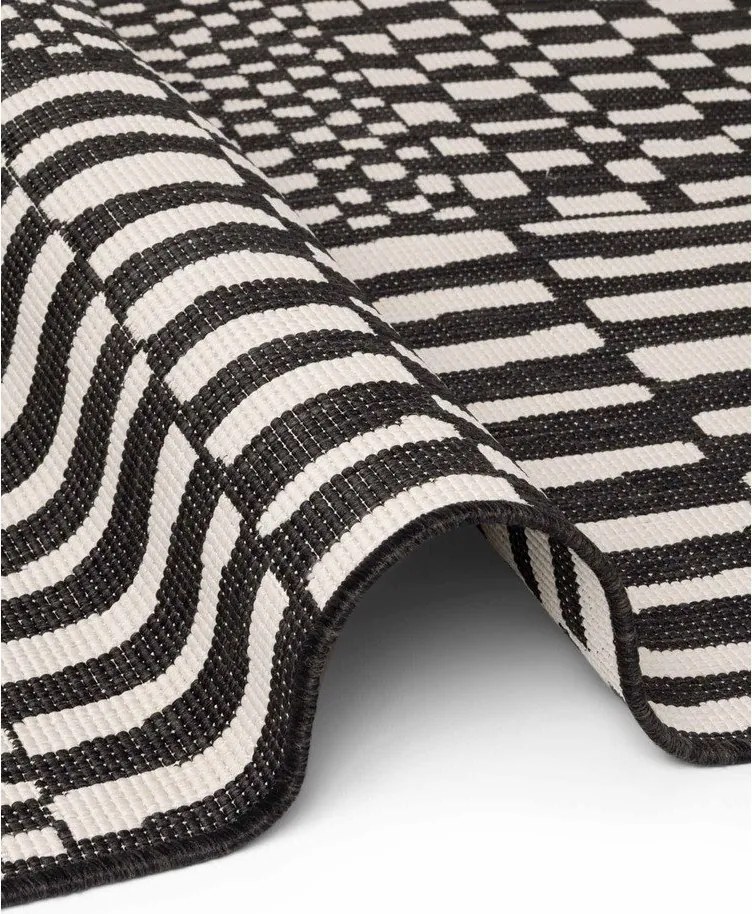 Čierny/krémový vnútorný a vonkajší koberec 120x170 cm Haringey Barkham – Ted Baker