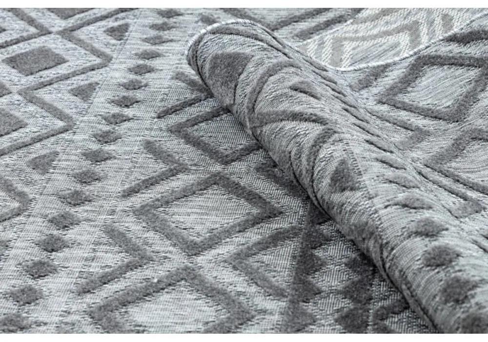 Kusový koberec Jonas sivý 80x250cm