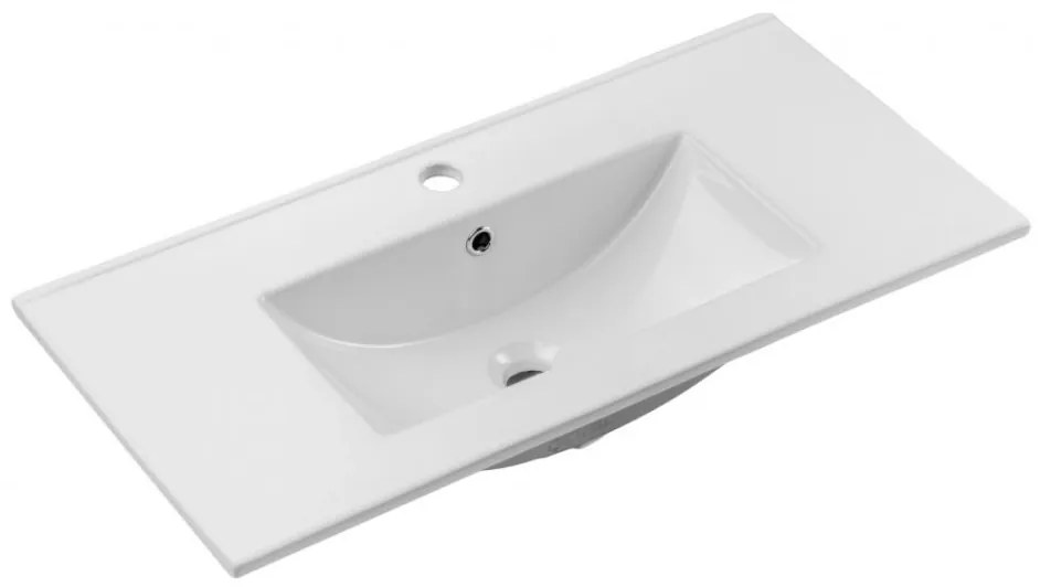 Závesná skrinka Viva Cashmere so zapusteným umývadlom 80 cm kašmír