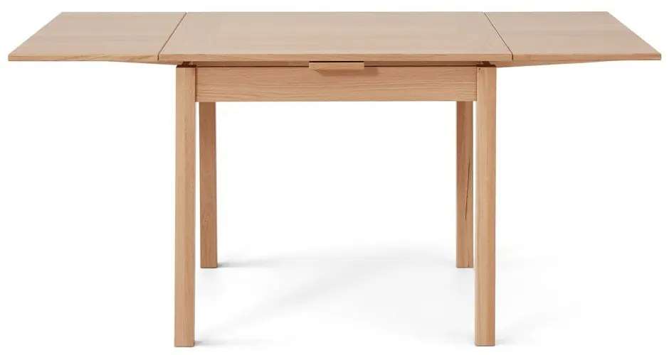 Rozkladací jedálenský stôl podyhovaný dubom Hammel Dinex 90 x 90 cm