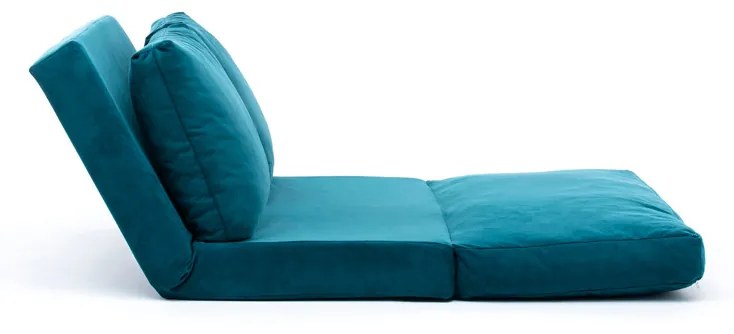 Pohovka futon Tilda (Petrolejová). Akcia -20%. Vlastná spoľahlivá doprava až k Vám domov. 1072569