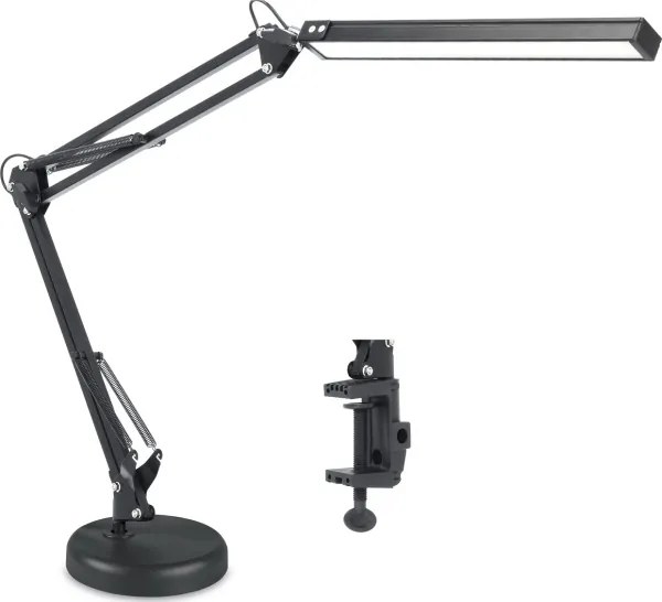 BRILAGI - LED stmievateľná stolová lampa 2v1 USB VARIO LED/14W/5V 3000-6000K čierna