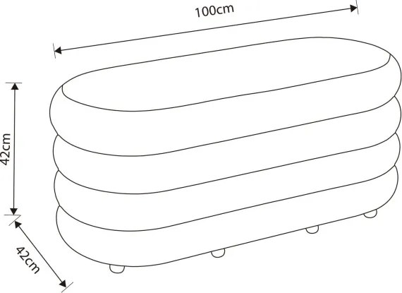 Taburetka PUFFO MIST biela