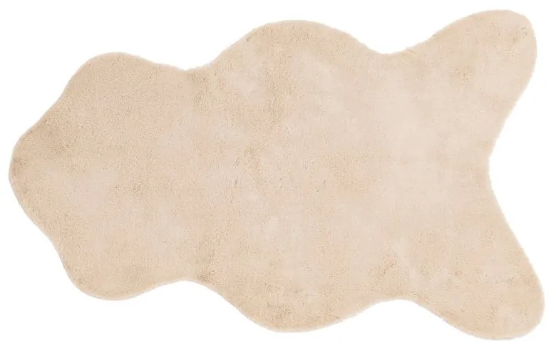 Béžová umelá kožušina Tiseco Home Studio Rabbit, 60 × 90 cm
