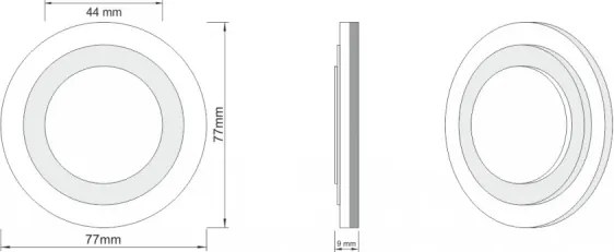 LDST LI-01-B-BZ8 - LED schodiskové svietidlo LILI 8xLED/1,2W/230V biela 6500K