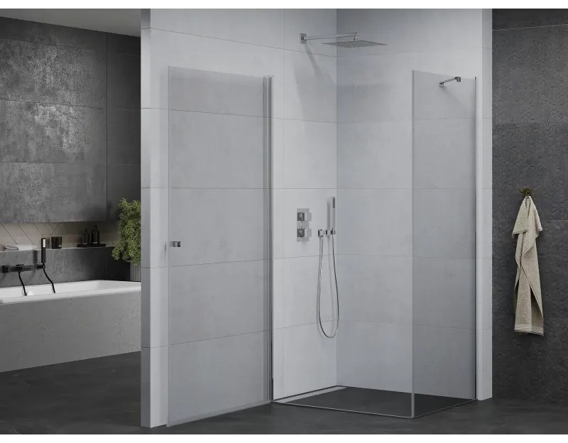 Mexen Pretoria sprchovací kút 75x70cm, 6mm sklo, chrómový profil-číre sklo, 852-075-070-01-00