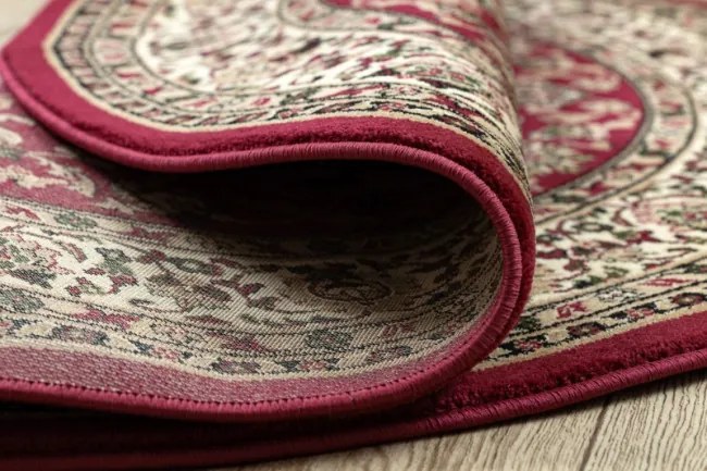 Koberec ROYAL ADR kruh vzor 1745 bordo