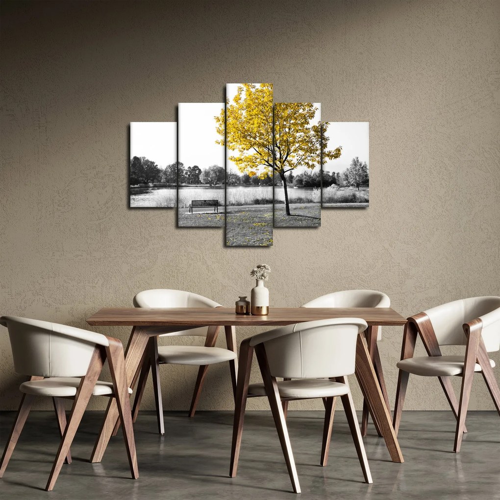 Obraz - Odpočinok v parku (150x105 cm)