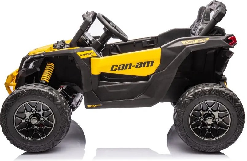 LEAN CARS Dobíjací kočík Can-am DK-CA003 Žltý