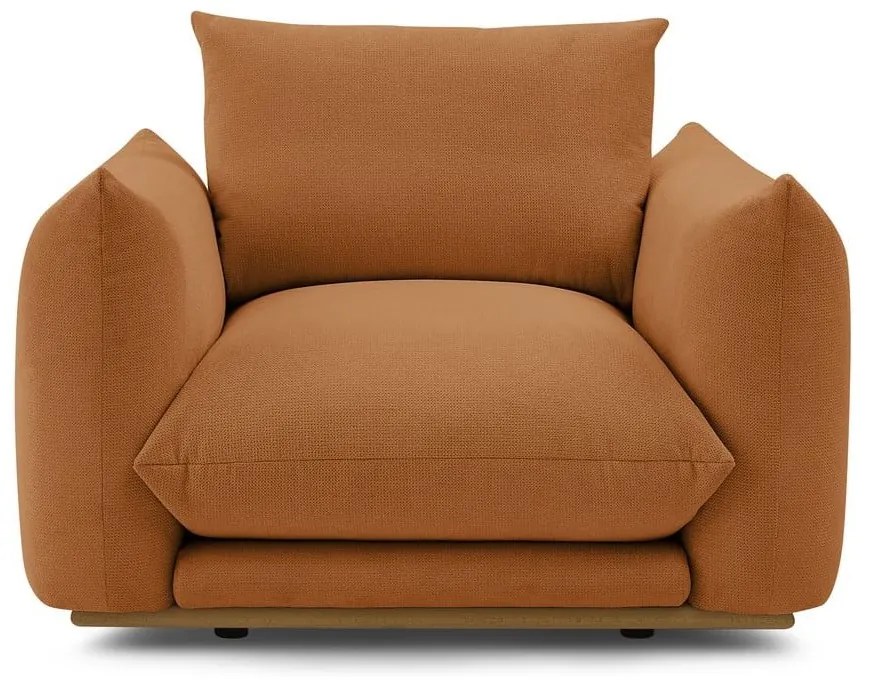 Oranžové kreslo Ernest – Bobochic Paris