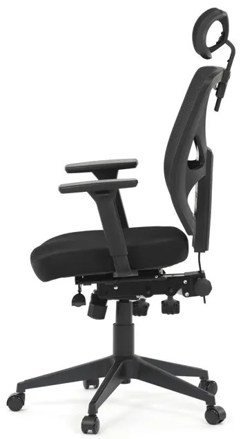 Autronic BONTEC Kancelárska stolička, asynchrónny mechanizmus, čierna, KA-Q8250 BK Farba: Čierna