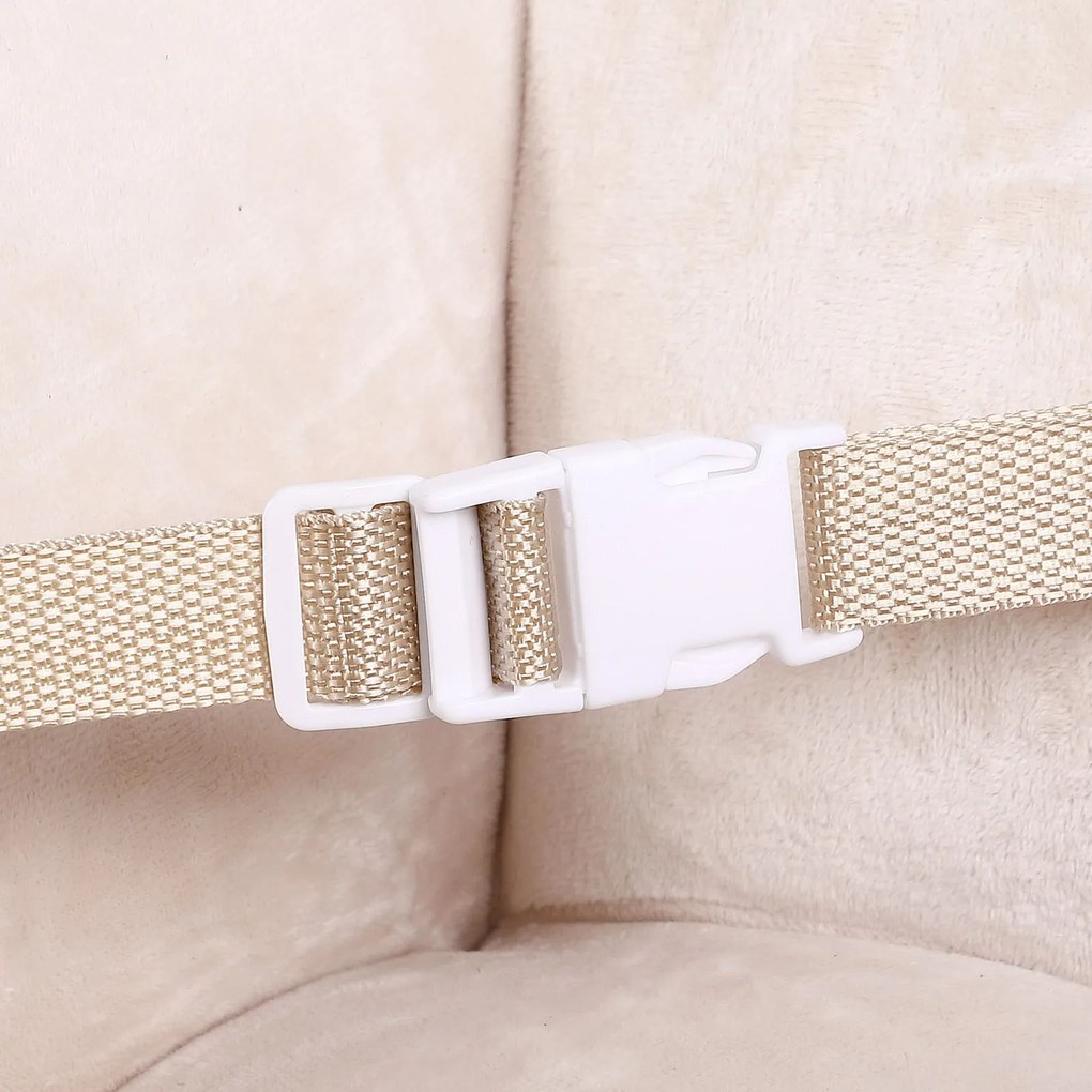 Spielwerk Hojdací leňochod s bezpečnostným pásom, hnedá