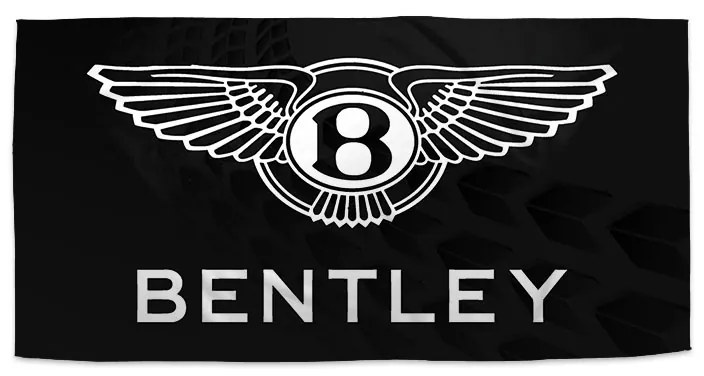 Sablio Uterák Logo Bentley Čierny - 50x100 cm