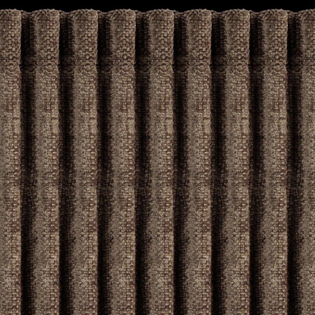 ZATEMŇOVACÍ ZÁVES NA PÁSKE NESKA 140X270 CM SVETLOHNEDÁ