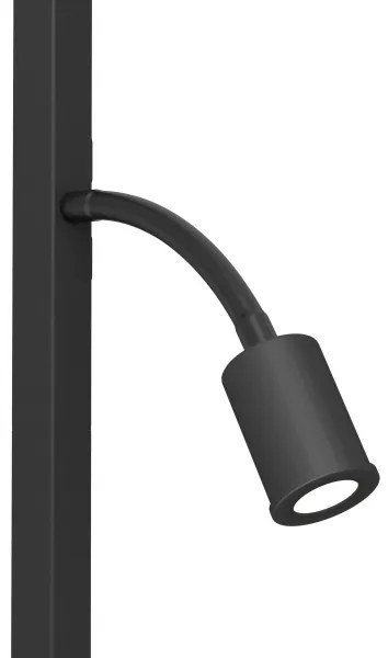 Eglo 390068 - LED Stojacia lampa FOLIGNO 1xE27/40W/230V + LED/3,8W