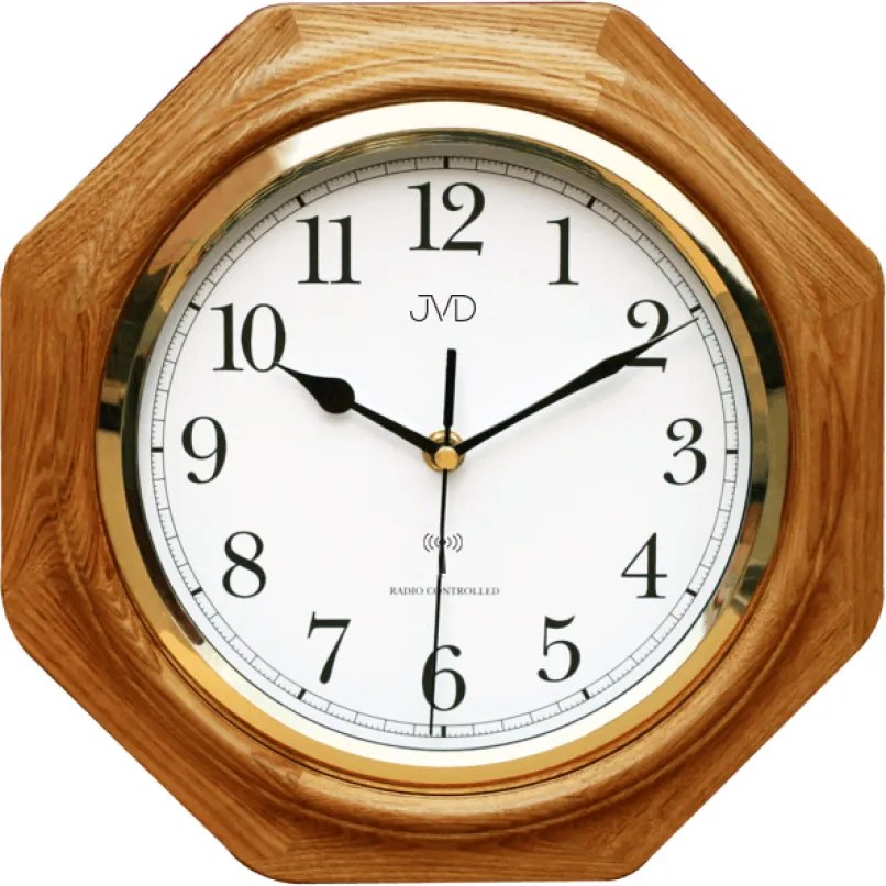 Moderné nástenné hodiny JVD NR7172.4 s rádiovým signálom DCF, 28cm