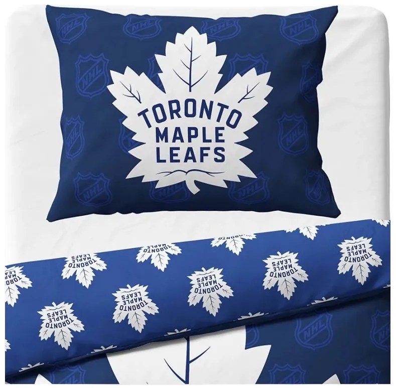 NHL Hokejové obliečky  Toronto Maple Leafs Shields 140x200/70x90 cm