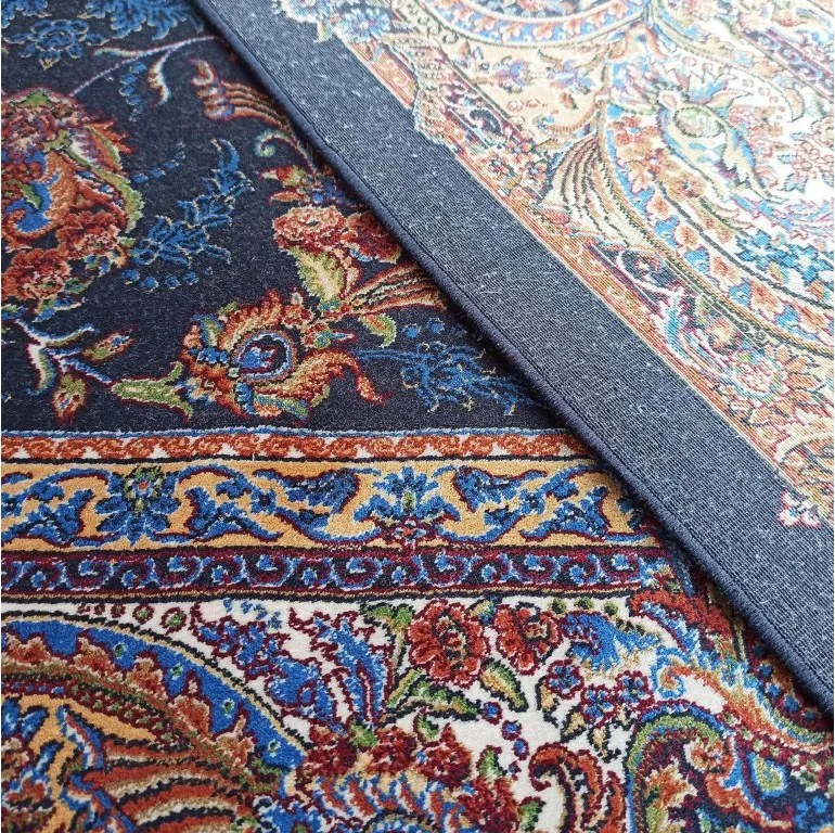 DY Hodvábny exkluzívny koberec Qum Silk 08 - modrá Rozmer: 160x230 cm