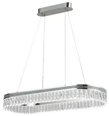 Stmievateľný LED krištáľový luster na lanku THALIA LED/50W/230V 3000-6000K + diaľkové ovládanie