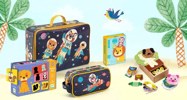 Drevená skladačka - 6 zvieratiek