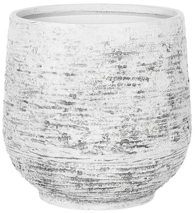 Kvetináč svetlosivý ⌀ 32 cm DION Beliani