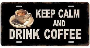 Ceduľa značka Keep Calm And Drink Coffee