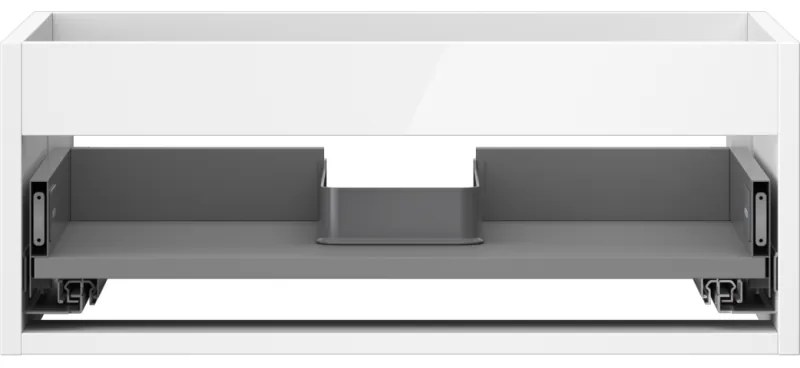 Mexen Box-A, závesná skrinka 60 cm, 1 zásuvka, biela lesklá, 91AX0-0600-235-1-00