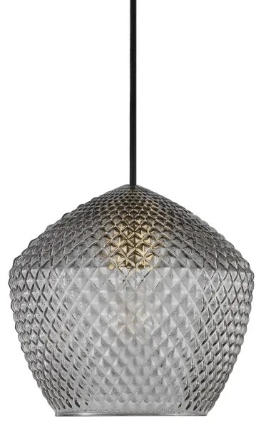 Nordlux - Luster na lanku ORBIFORM 1xE27/40W/230V čierna/šedá