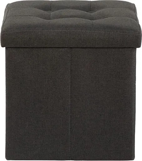 Noela Látkový puf s úložným priestorom NUBI sivý