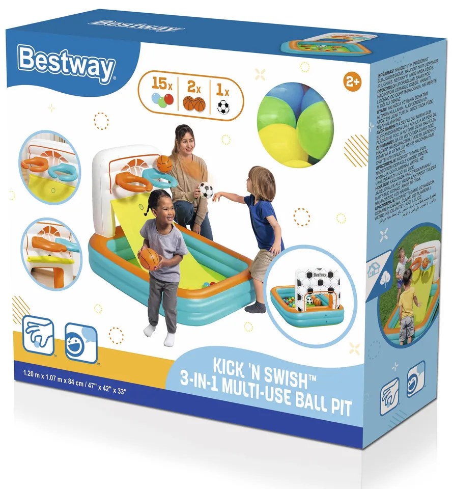 Nafukovacie ihrisko s loptičkami Bestway 52728