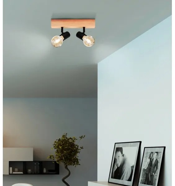 Eglo 98112 - Bodové svietidlo TOWNSHEND 2xE27/60W/230V