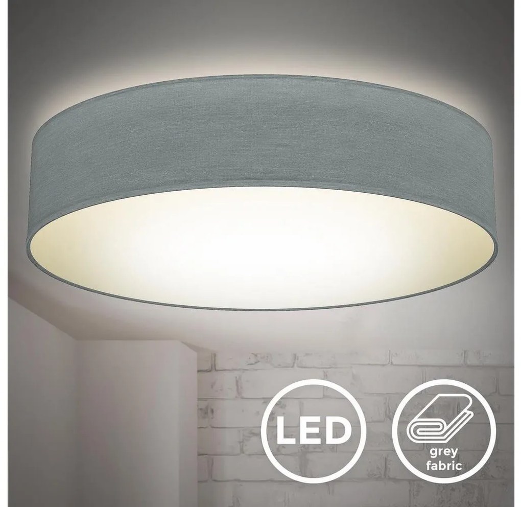 B.K. Licht B.K. Licht 1393 - LED Stropné svietidlo LED/20W/230V šedá P4977