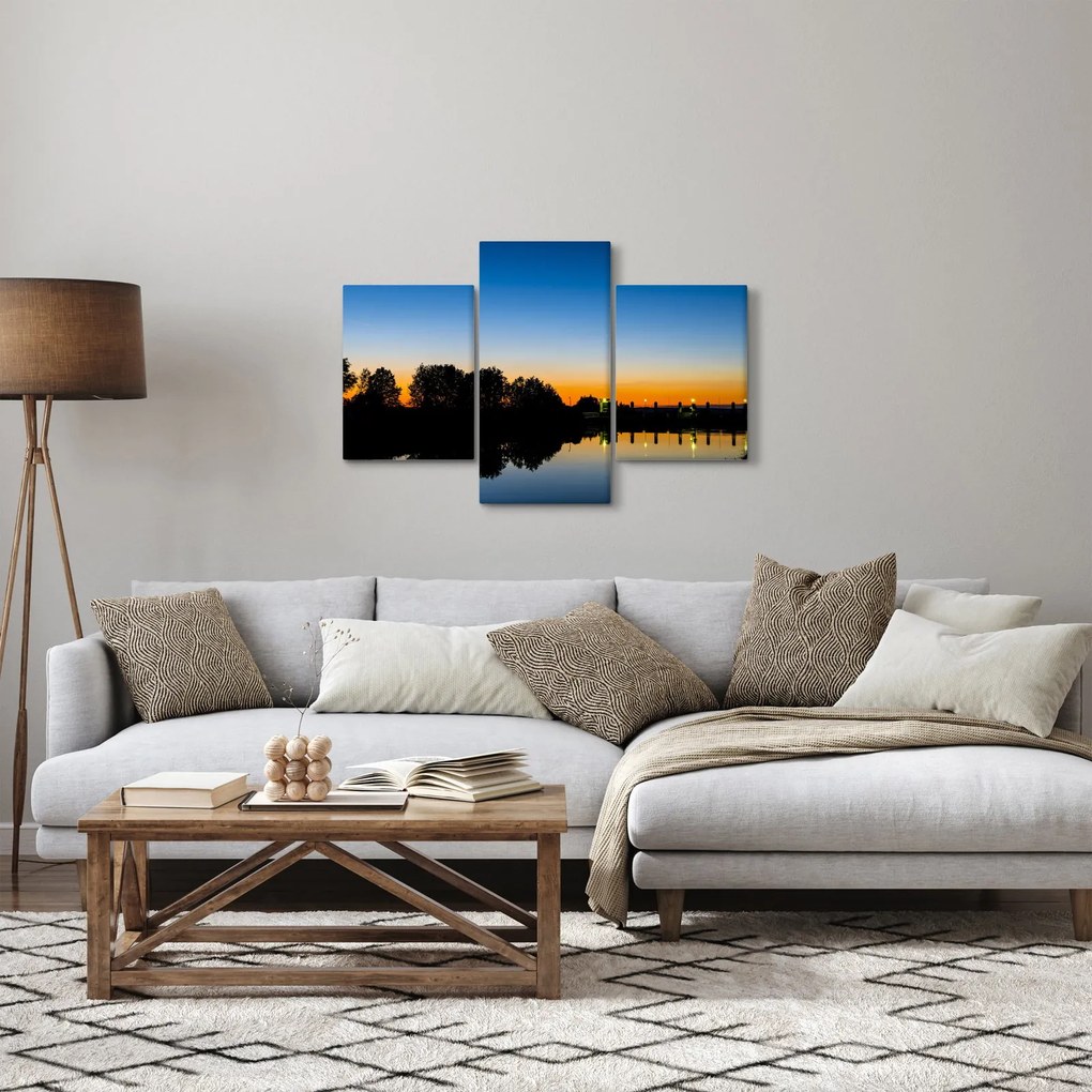 Obraz západu slnka (90x60 cm)