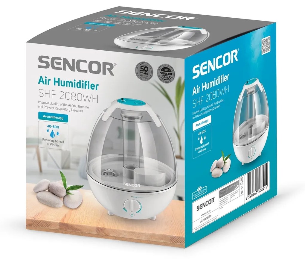 Zvlhčovač vzduchu Sencor SHF 2080WH