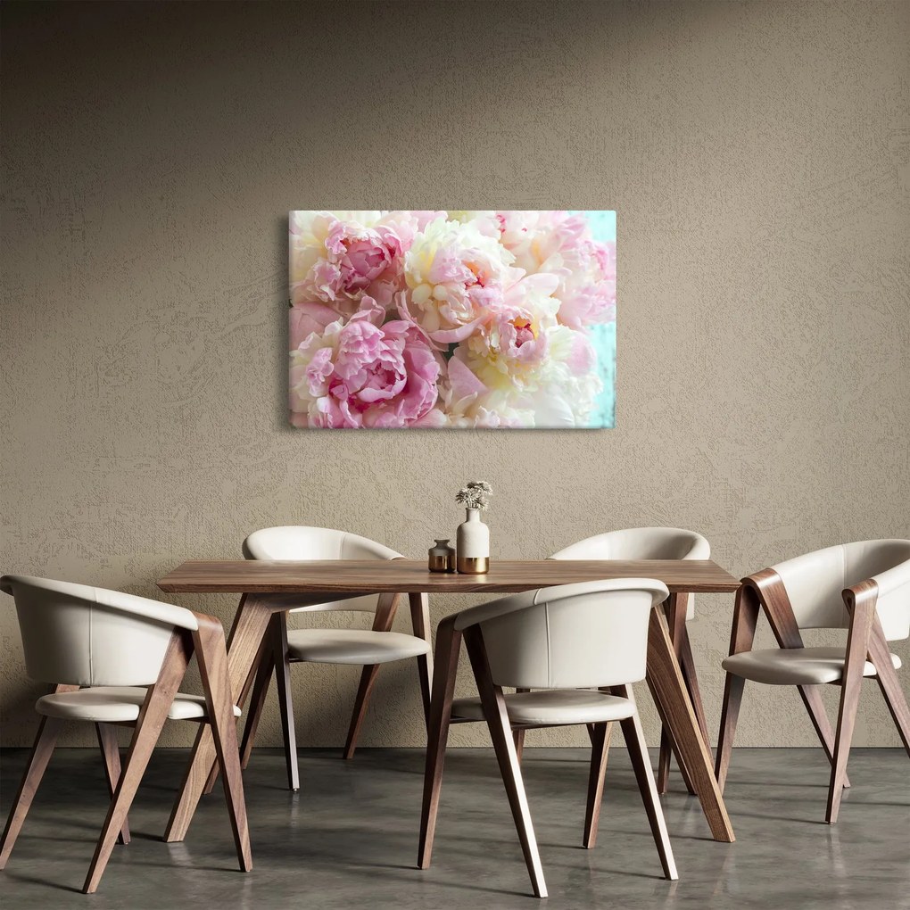 Obraz - Pivonky (90x60 cm)