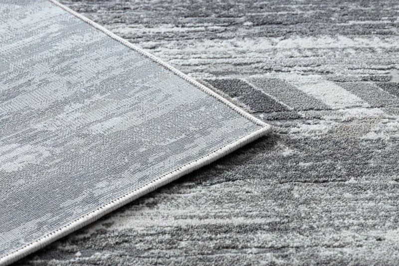 Moderný koberec NOBLE 9732 47   Rybia  kosť vintage, sivo / béžový