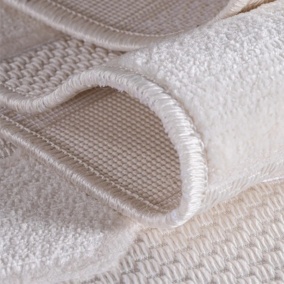 Kusový koberec Doha 1654 Cream, 140x200, biela, chodba / predsieň, Ayyildiz