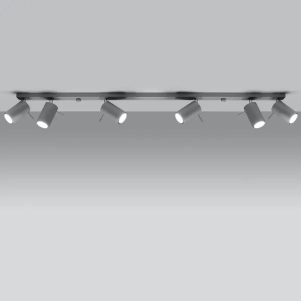 Sollux SL.0454 - Stropné bodové svietidlo RING 6xGU10/10W/230V