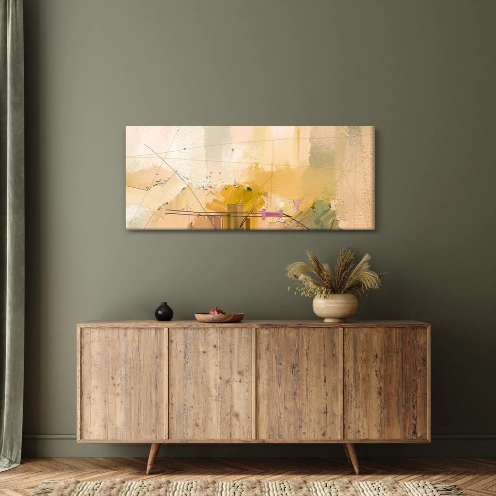 Obraz - Abstrakcia, olejomaľba (120x50 cm)