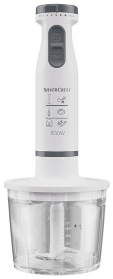 SILVERCREST® KITCHEN TOOLS Tyčový mixér SSMS 600 E6 (biela) (100360825)