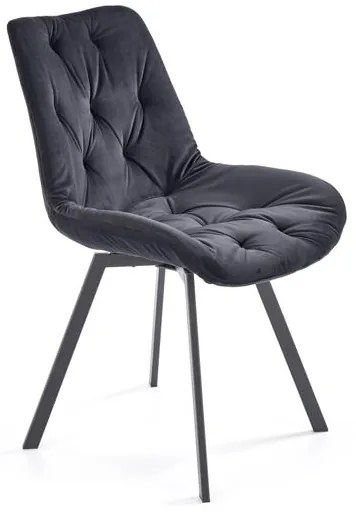 OTOČNÁ JEDÁLENSKÁ STOLIČKA TIARA ČIERNA