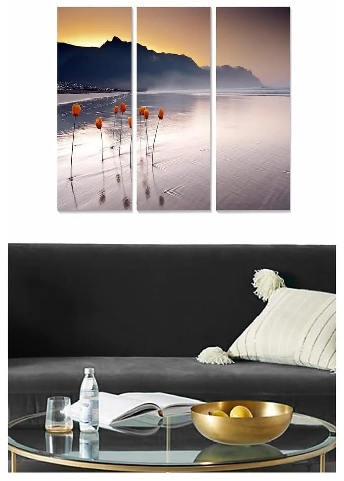 Obrazy v súprave 3 ks 20x50 cm – Wallity