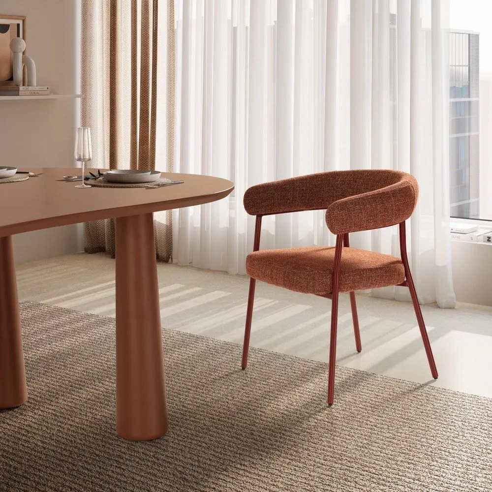 Hnedý konferenčný stolík s doskou z borovicového dreva 110x220 cm Nahia – MOME