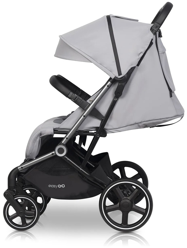 Súrodenecký kočík EasyGo Echo Cloudy Gray