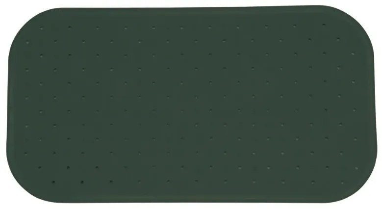 Spirella Protiskluzová podložka do vany CLASSPremium, tmavo zelená, 36 x 65 cm
