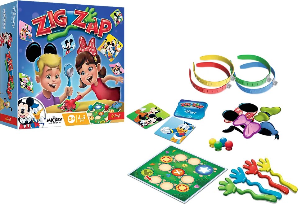 Trefl Gry Obratnostná hra Zig Zap Disney Trefl 02438