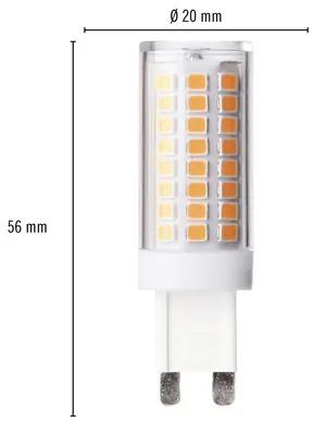 LED žiarovka FLAIR G9 / 4,9 W ( 37 W ) číra 440 lm 2700 K stmievateľná