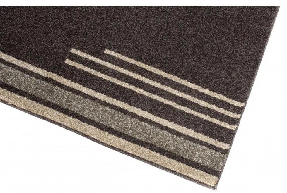 Kusový koberec Hviezda tmavo hnedý 2 120x170cm