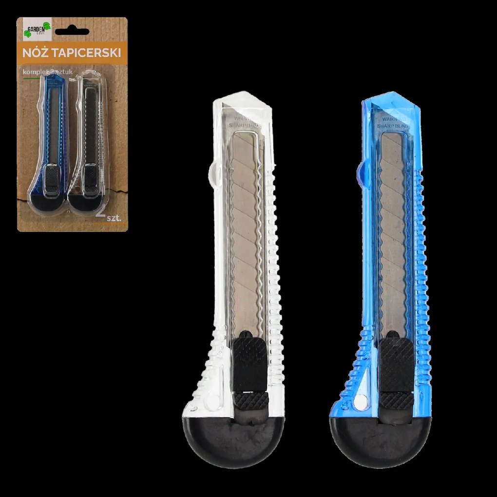 Garden Line SADA 2 NOŽOV NA ČALÚNENIE 15 CM balenie = 12 sád *9720